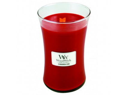 Svíčka oválná váza WoodWick Skořice a vanilka 609.5 g