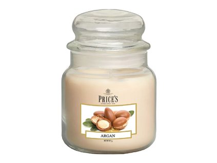 Svíčka ve skleněné dóze Price´s Candles Argan 411 g