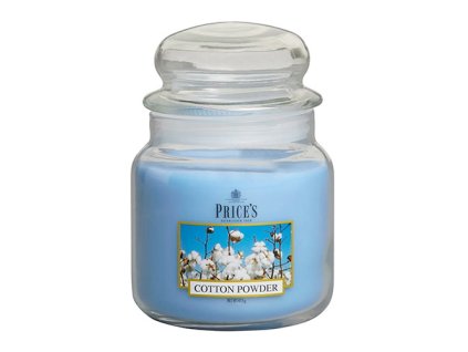 Svíčka ve skleněné dóze Price´s Candles Bavlna 411 g