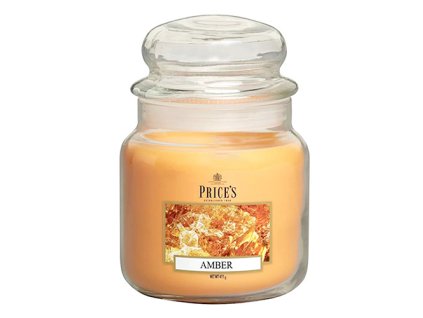 Svíčka ve skleněné dóze Price´s Candles Jantar 411 g