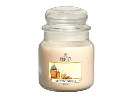 Svíčka ve skleněné dóze Price´s Candles Orientální noci 411 g