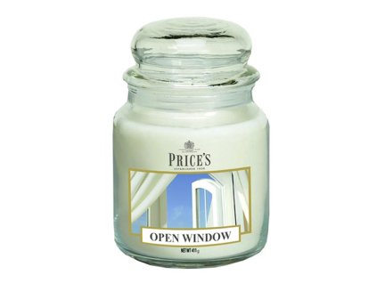 Svíčka ve skleněné dóze Price´s Candles Otevřené okno 411 g