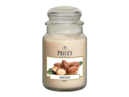 Svíčka ve skleněné dóze Price´s Candles Argan 630 g