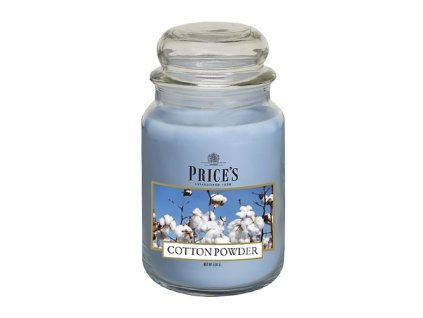 Svíčka ve skleněné dóze Price´s Candles Bavlna 630 g