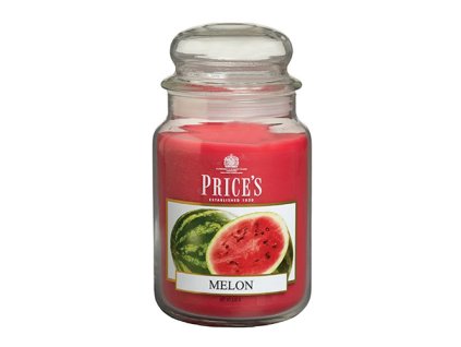 Svíčka ve skleněné dóze Price´s Candles Meloun 630 g