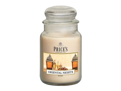 Svíčka ve skleněné dóze Price´s Candles Orientální noci 630 g