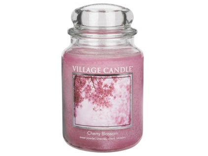 Svíčka Village Candle 737g, Třešňový květ