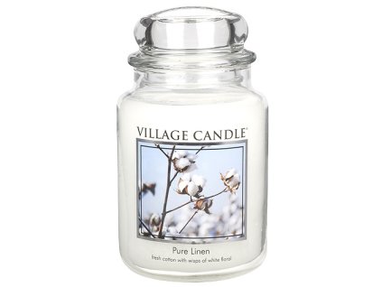 Svíčka Village Candle 737g, Čisté prádlo