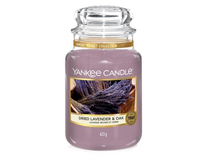 Yankee Candle Sušená levandule a dub, 623 g classic velký