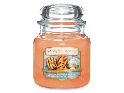 Yankee Candle Grilované broskve a vanilka, 623 g classic velký