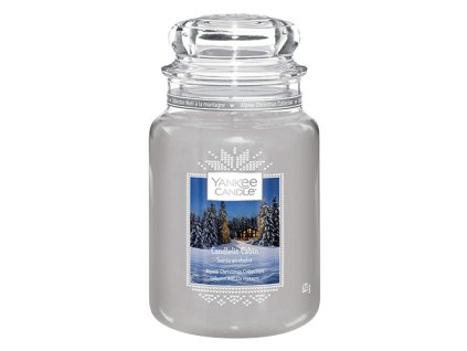 Yankee Candle Chata ozářena svíčkou, 623 g classic velký