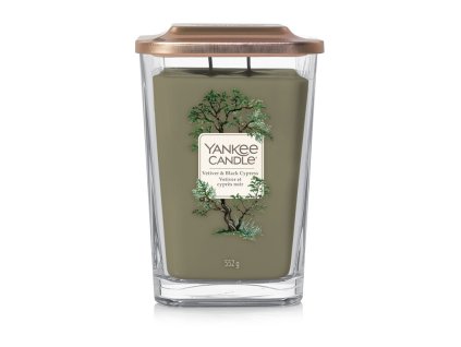 Yankee Candle Vetiver a černý cypřiš, 552 g elevation velký
