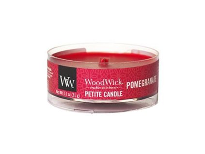 Svíčka WoodWick petite Granátové jablko, 31 g