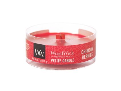 Svíčka WoodWick petite Červená jeřabina, 31 g
