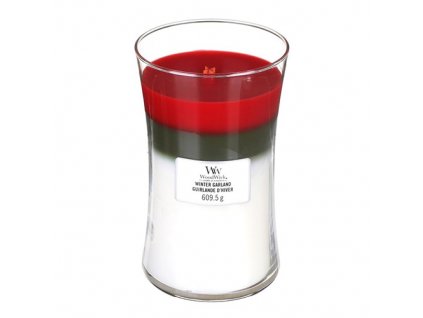 Svíčka Trilogy Woodwick 609.5 g Zimní girlanda