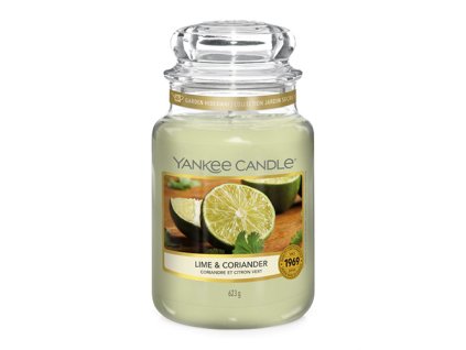 Yankee Candle Limetka a koriandr, 623 g classic velký