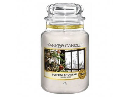 Yankee Candle Snowfall surprise Sněhové překvapení, 623 g classic velký