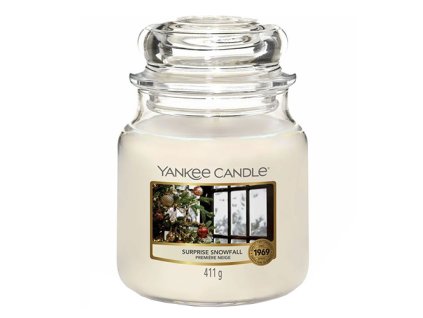Yankee Candle Snowfall surprise Sněhové překvapení, 410 g classic střední