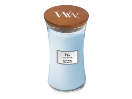 Svíčka oválná váza WoodWick Seaside Neroli 609.5 g