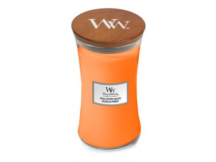 Svíčka oválná váza WoodWick Chilli pepper gelato 609.5 g
