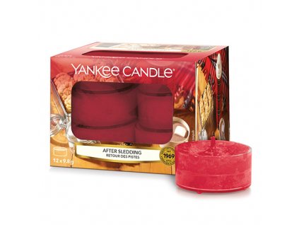 Yankee Candle čajové svíčky Po sáňkování 12 x 9,8 g