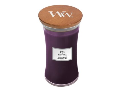 Svíčka Woodwick Sametový tabák, 609.5 g
