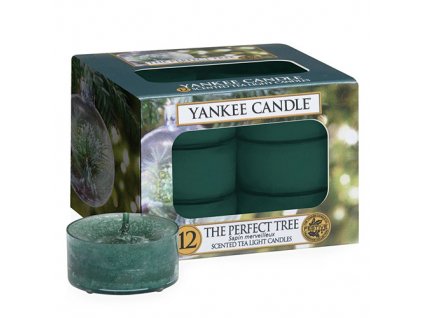 Yankee Candle čajové svíčky Dokonalý stromek 12 x 9,8 g