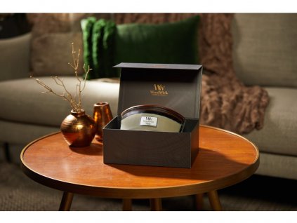 WoodWick dárkový set Fireside loď 453,6 g