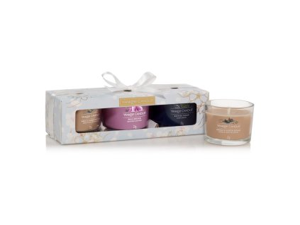 Yankee Candle votivní svíčky ve skle 3 x 37 g Everyday mix