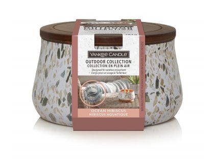 Outdoor svíčka Yankee Candle Ocean Hibiscus 283 g