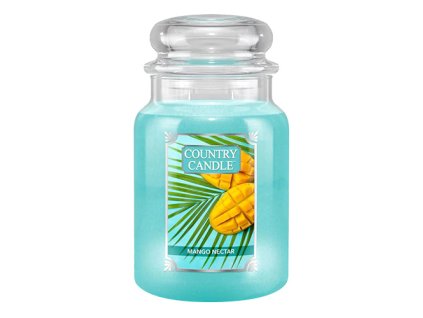 Svíčka ve skleněné dóze Country Candle Mangový nektar, 680 g