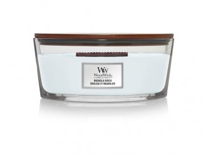 Svíčka dekorativní váza WoodWick Magnolia birch 453.6 g