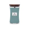 Svíčka oválná váza WoodWick Evergreen Cashmere 609.5 g