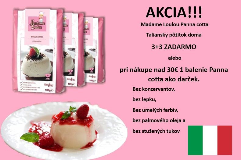 Akcia panna cotta