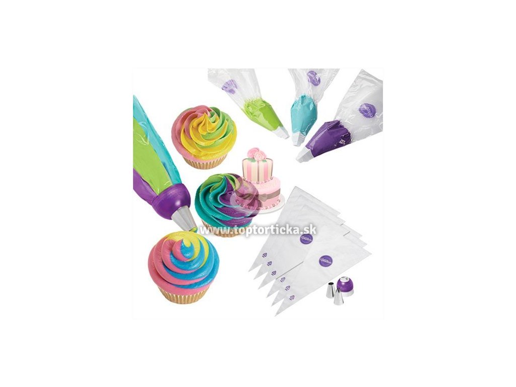 Wilton ColorSwirl Tri-Color set na trojkrémové zdobenie
