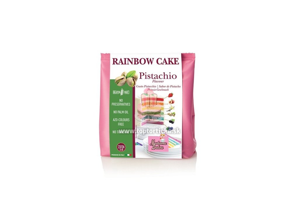 ML Rainbow Cake PISTÁCIA - zelená piškótová zmes 100g