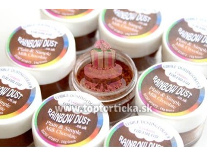 RD prachová farba MILK CHOCOLATE - mliečna čokoláda