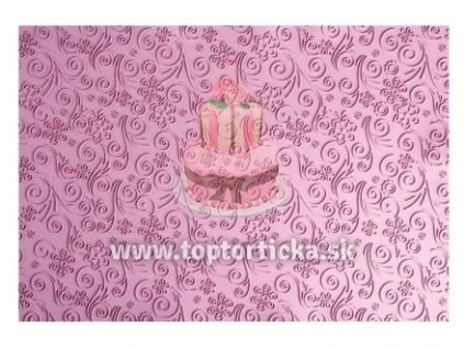 Silikonová otláčacia podložka Kvety a ornamenty