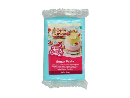 FunCakes bledomodrý fondant - Baby Blue 250g