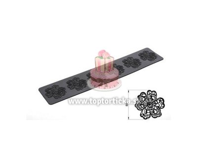 Silikónová krajka Tricot Decor TRD03 FLOWER