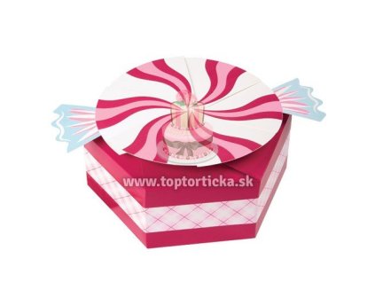 Krabička na cukrovinky, muffiny a pečivo - Cukrík (Peppermint)
