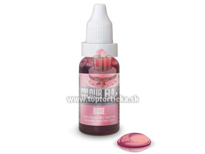 RD Colour Flo ROSE - ružová tekutá farba do airbrush 16ml