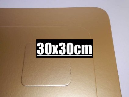 Zlatá 5-vrstvová podložka štvorec 30x30cm