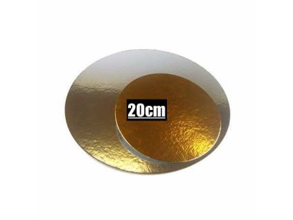 Zlatá 5-vrstvová podložka kruh 20cm