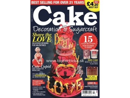 Časopis Cake Decoration & Sugarcraft  Február 2/2017