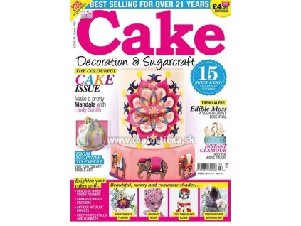 Časopis Cake Decoration & Sugarcraft  Marec 3/2017