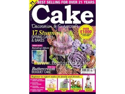 Časopis Cake Decoration & Sugarcraft  Apríl 4/2017