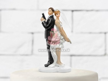 PD Svadobný pár Tajní agenti 14,5cm