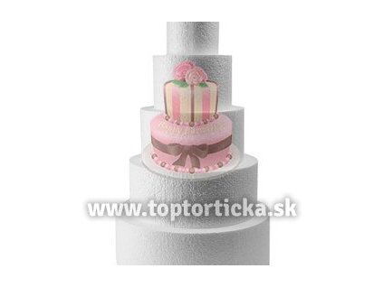 D Polystyrénový kruh 15cm, výška 10cm
