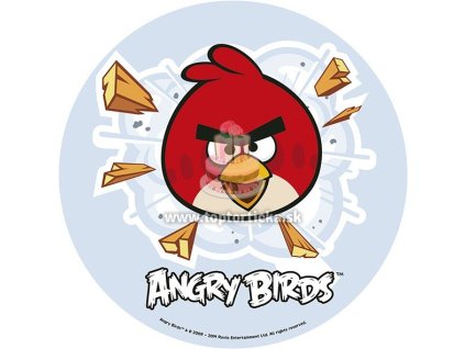 Jedlý obrázok kruh Angry birds č.3